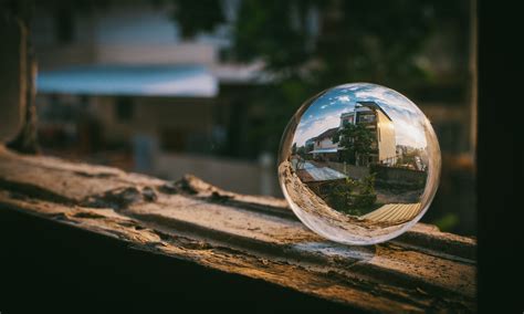 Free photo: Clear Glass Sphere - Ball-shaped, Blur, Close-up - Free Download - Jooinn