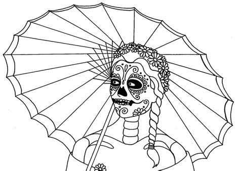 Free Printable Day of the Dead Coloring Pages - Best Coloring Pages For