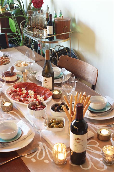Must have been a pretty swanky affair in a pretty large apartment, you might say. How to Host Your Very Own Polenta Dinner Party