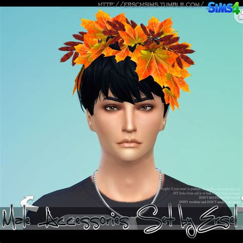 My Sims 4 Blog Male Accessories Set By Ersel