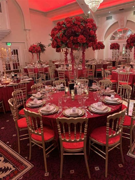 Red And Gold Theme Wedding In 2022 Quince Decorations Quince Theme