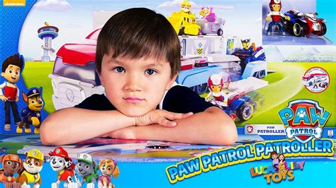Paw Patrol Patroller Toys Unboxing With Lookout Playset Marshall