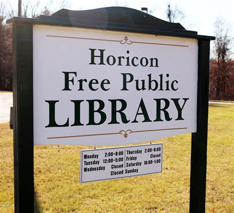 Horicon Public Library Town Of Horicon