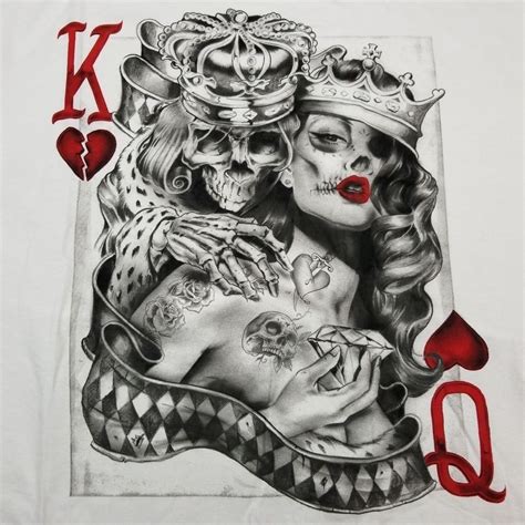My King His Queen🖤 Tatuajes De Arte De Líneas Tatuaje De Segadora