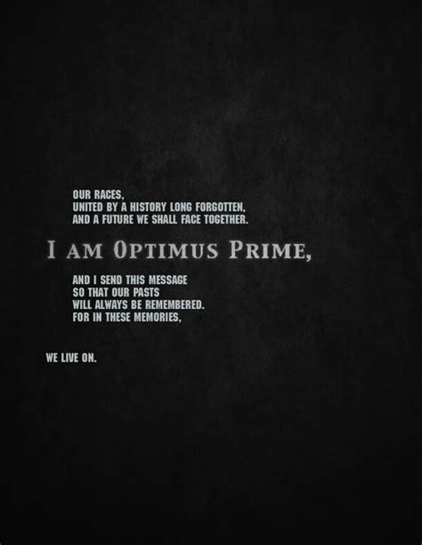 Transformers Quotes Optimus Prime Quotes Optimus Prime Transformers