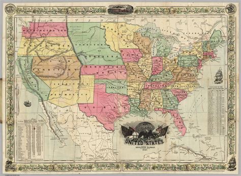 Map Of The United States David Rumsey Historical Map Collection
