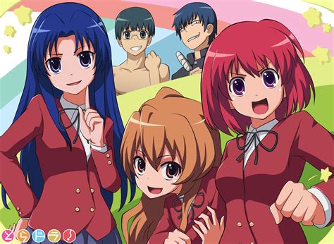 Papel De Parede Para Celular Anime Toradora Taiga Aisaka Ami
