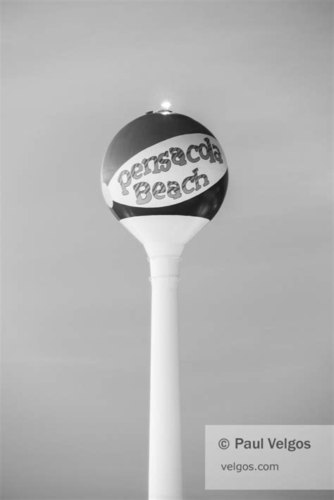 Pensacola Wall Art Beach Ball Water Tower Decor Pensacola Etsy