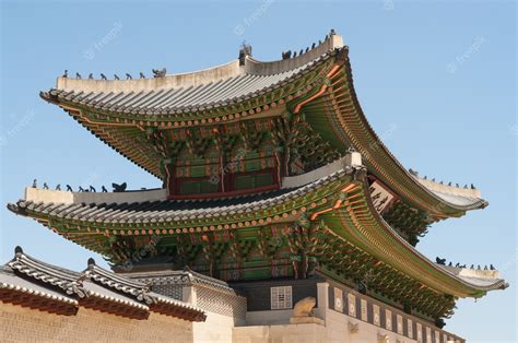 Premium Photo Gyeongbokgung Palace Gates
