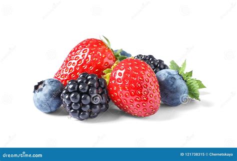 Strawberries Blackberries And Blueberries Stock Image Image Of Berry