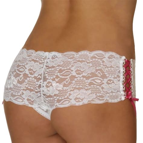 Lovefifi Women S Crotchless Cutie Bootie Short Panty Regular And Plus