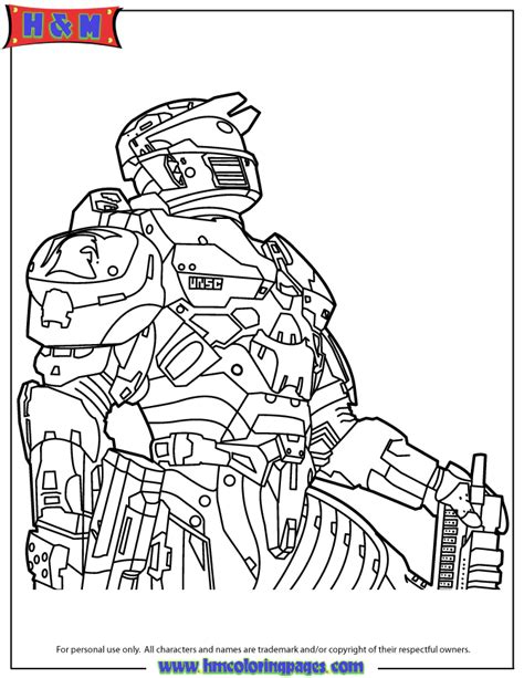 Halo Odst Coloring Pages