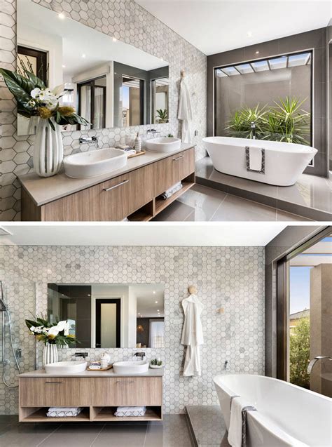 Small bathroom sets and fittings. Bathroom Tile Ideas - Grey Hexagon Tiles | CONTEMPORIST