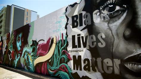Black Lives Matter Murals In Phoenix Honor George Floyd Dion Johnson