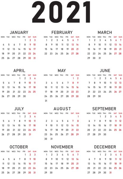 2021 Calendar Png Transparent Clipart Calendar Png Calendar Pictures