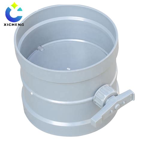 Customized Plastic Manual Air Damper For Air Duct Pvcpp Material