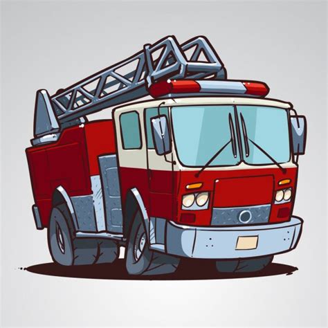 Cartoon Fire Truck Stock Vector Image By ©natashin 311566770