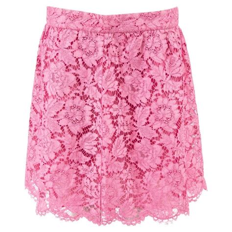 Valentino Womens Lace Mini Skirt For Sale At 1stdibs
