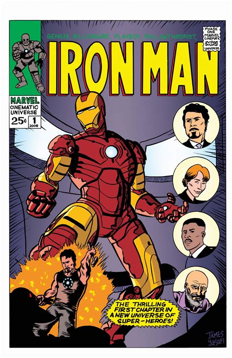 Iron Man 1 Silver Age Style Comic Cover By Me Rcomicbooks