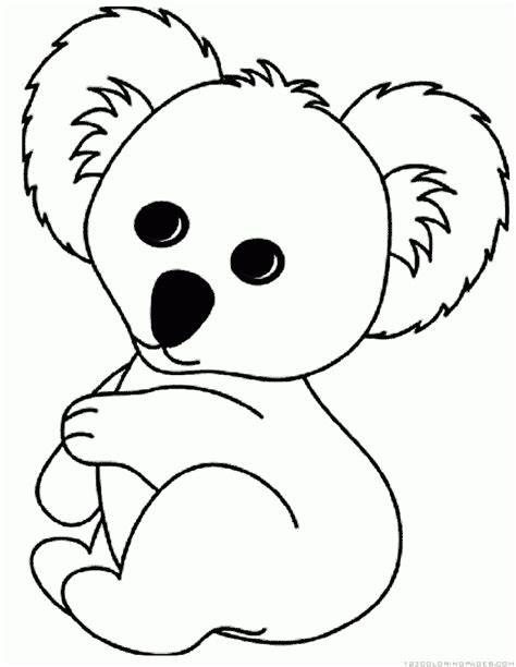 Dessin Koala 9466 Animaux à Colorier Coloriages à Imprimer