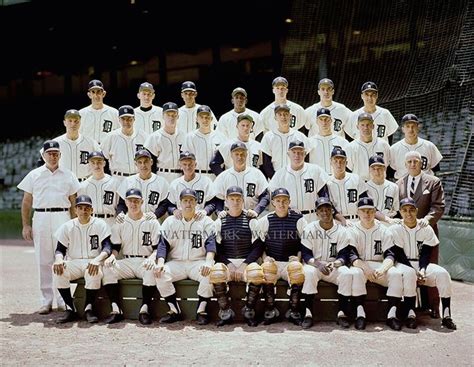 1961 Detroit Tigers Team Photo Detroit Tigers Detroit Tigers