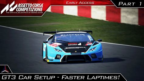 Assetto Corsa Competizione GT3 Beginner Car Setup How To Get FASTER