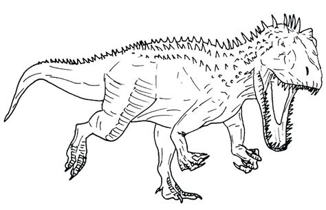 Jurassic park indominus rex coloring page free printable coloring. dino kleurplaat t rex - 28 afbeeldingen
