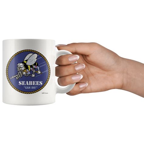 us navy seabees can do 11oz coffee mug ebay