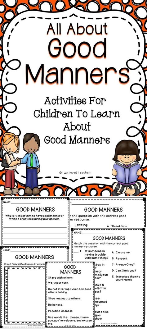 First Class Good Manners Lesson Plan For Preschoolers Jolly Phonics Apple