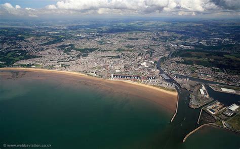 Swansea Aerial Photograph Aerial Photographs Of Great Britain By