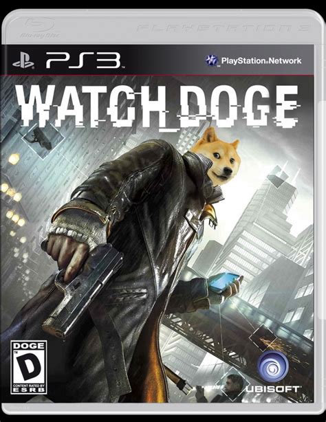Watch Dogs Doge Edition Playstation 3 Box Art Cover By