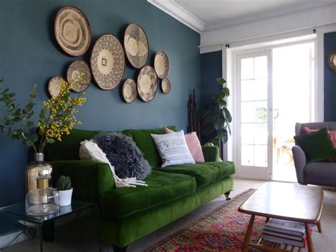 Inchyra Blue On The Walls Farrow And Ball Inspiration Living Room