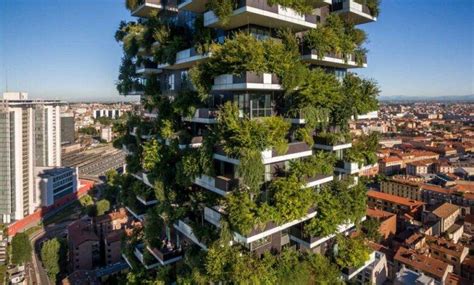 A Vertical Garden In Milan Barktoday