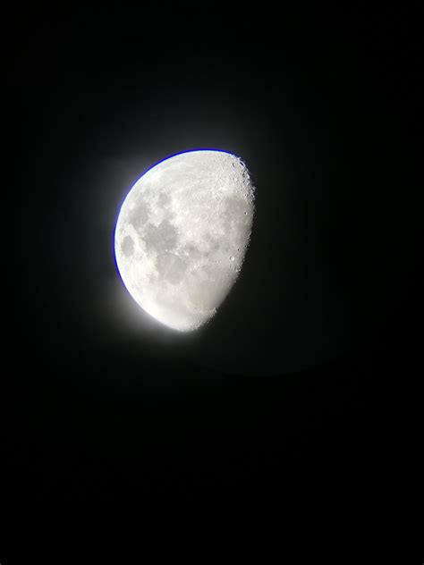 The First Time I Looked At The Moon Through My Telescope Was Last Night