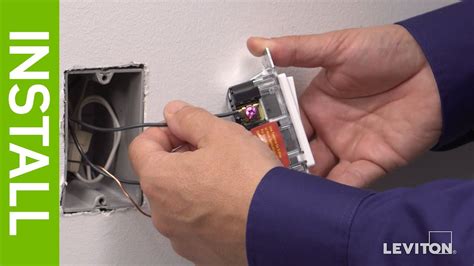Leviton Presents How To Install A Decora Rocker Slide Dimmer Youtube