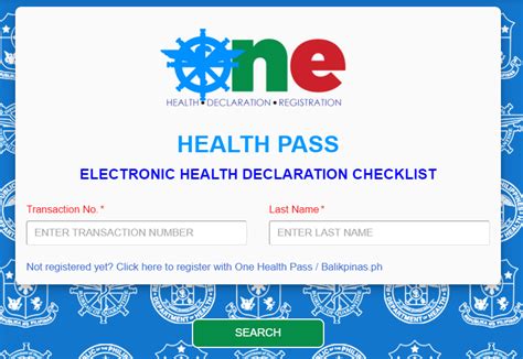 How To Register At One Health Pass For Returning Filipinos Newstogov