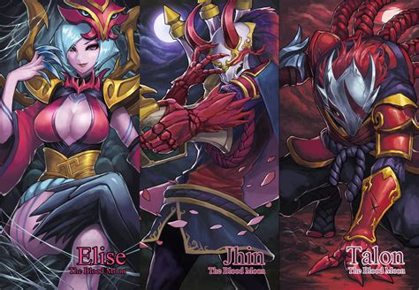 League of legends blood moon talon skin spotlight. park jun seok - League of Legends Blood Moon Elise,Jhin,Talon