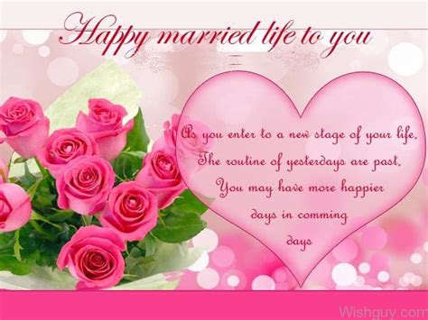 Happy Married Life Quote Wishes Greetings Pictures Wish Guy