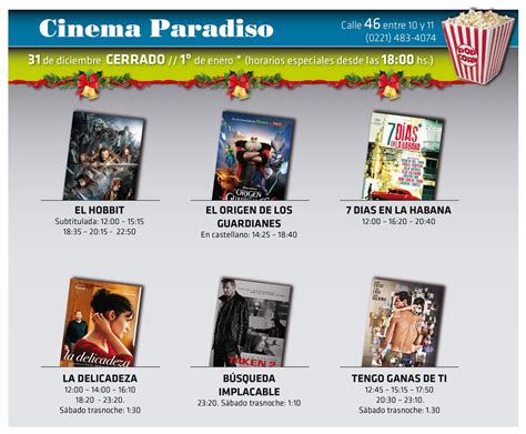 Diagoblog Cartelera Cinema La Plata