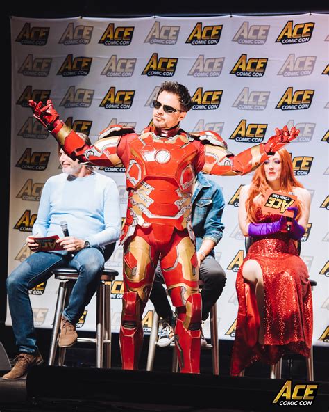 Iron Man On Stage During The Cosplay Contest At ACE Arizona Ace