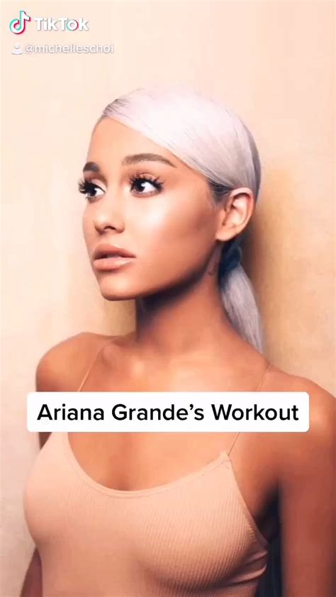 Ariana Grandes Workout Video Celebrity Workout Ariana Grande Ariana