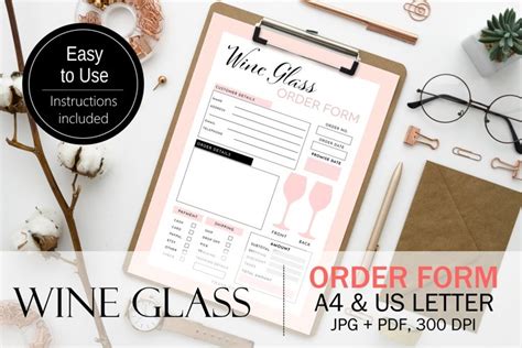 Order Form Small Business Wine Order Form Templates
