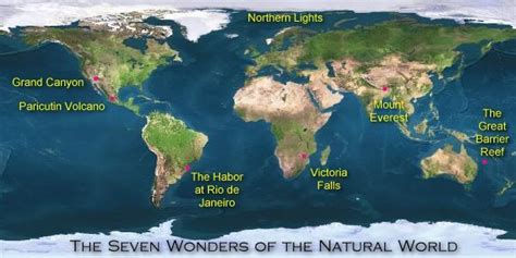 Seven 7 Natural Wonders Of The World The Wondrous Pics