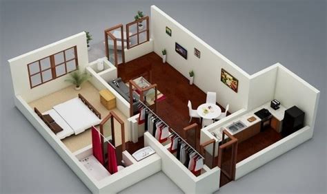 Cozy One Bedroom House Designs House And Decors