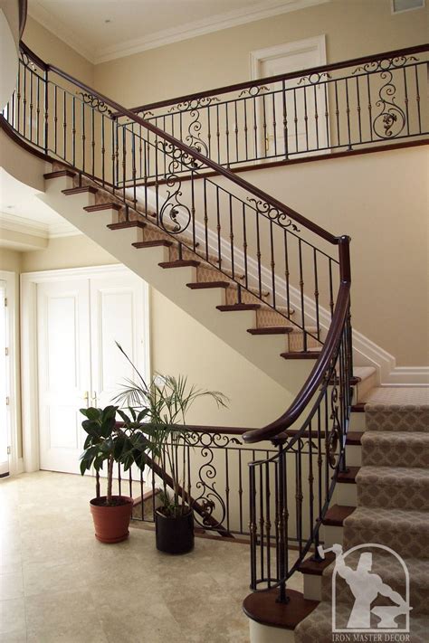 Custom Interior Railings Iron Master Toronto Modern And Traditional