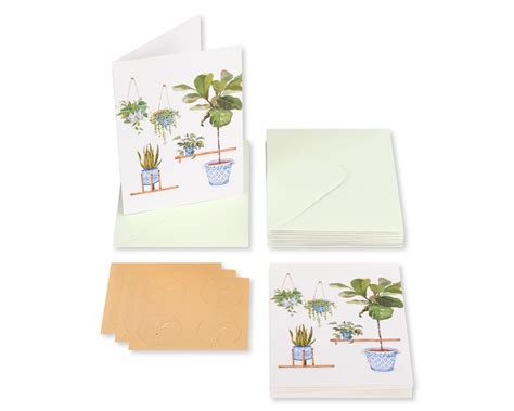 Blank Inside Indoor Garden Boxed Blank Note Cards With Envelopes 14