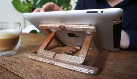 Eco-wood accessories - iPad stand by Oooms | Ipad stand design, Ipad