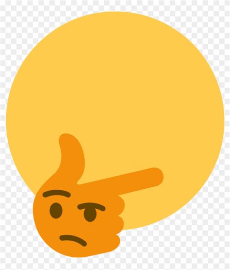 Thinking Emoji Meme PNG