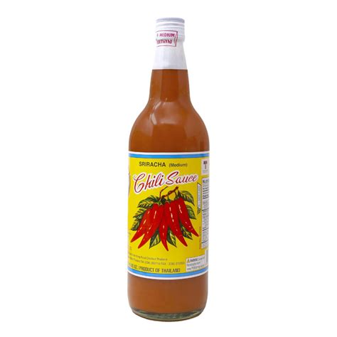 Shark Brand Sriracha Chili Sauce Medium Spice Non Gmo No Artificial Color 25 Fl