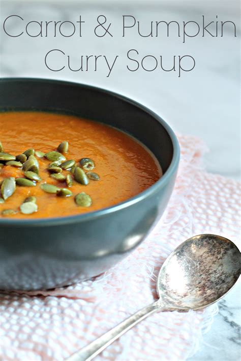 Carrot And Pumpkin Curry Soup Cooking With Books